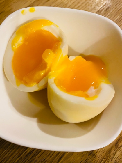 Mサイズ卵で完璧な半熟卵！
