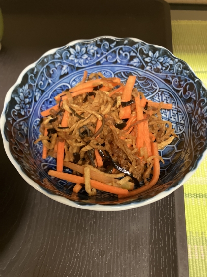 切り干し大根の炒め煮(生姜風味)
