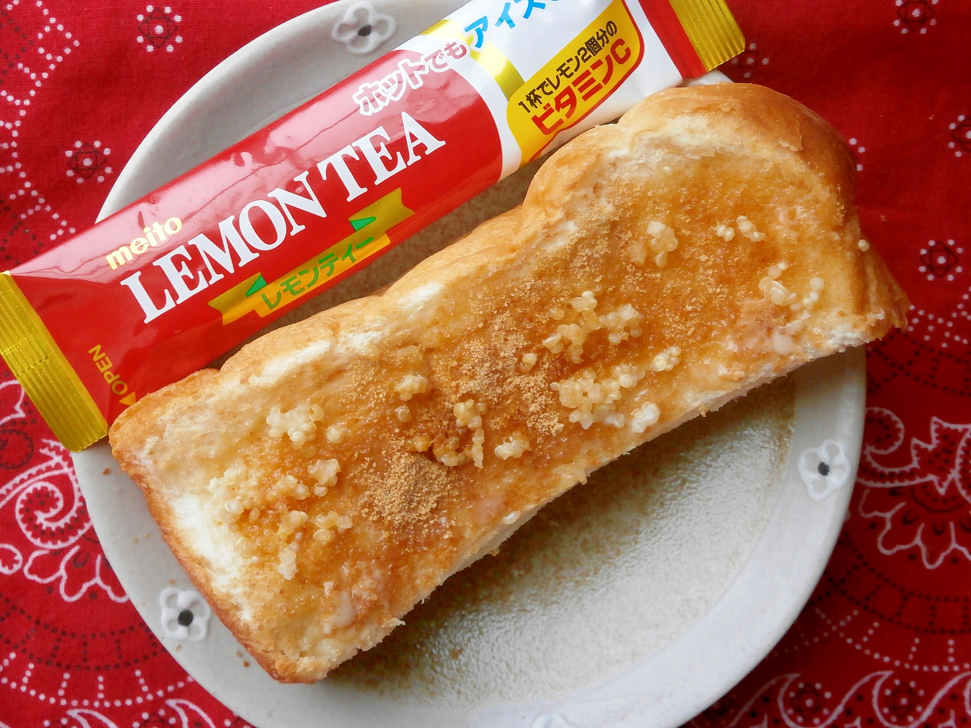 レモンティ練乳トースト