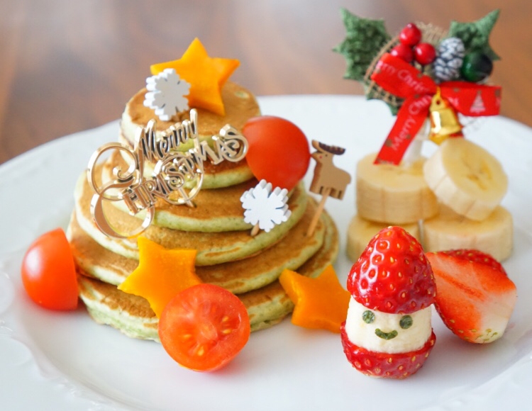 子供がパクパク クリスマスにお野菜パンケーキツリー レシピ 作り方 By あかね れしぴ 楽天レシピ 子供がパクパク クリスマスにお野菜パンケーキツリー レシピ 作り方 By あかね れしぴ 楽天レシピ