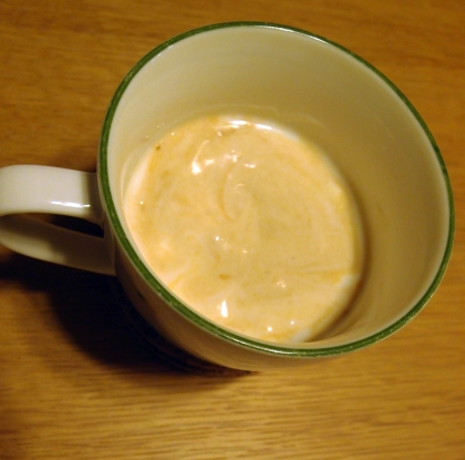 ホットきな粉豆乳ヨーグルト