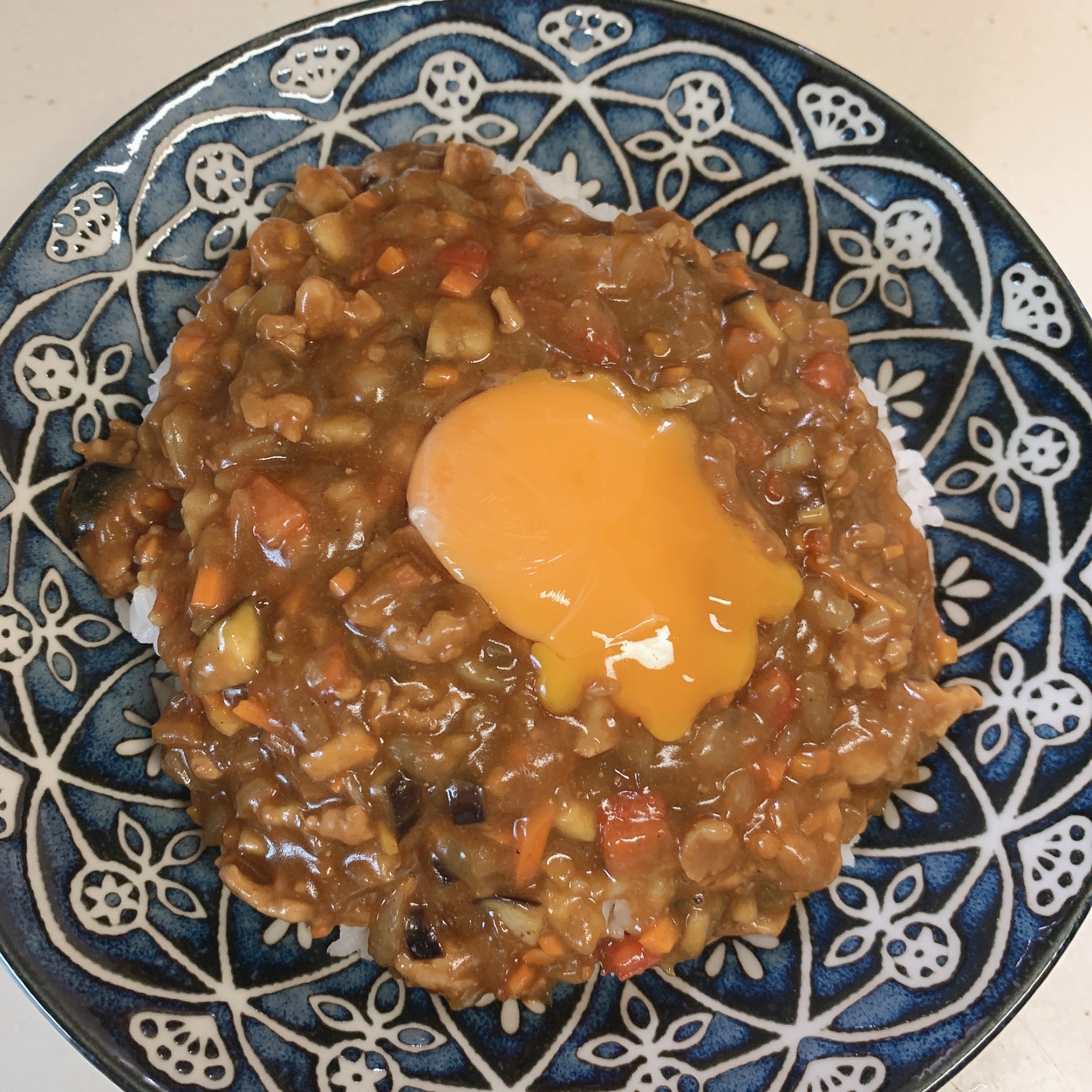 夏野菜ドライカレー/キーマカレー