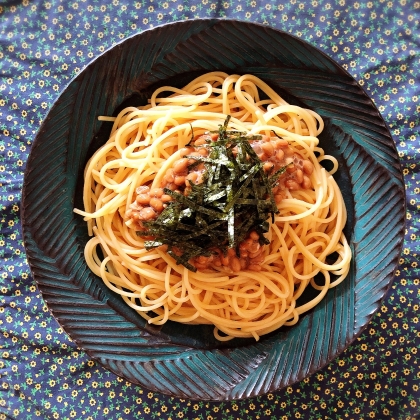 昼ご飯に洋風な納豆パスタを食べたくて作りました。バターの風味が納豆と合うのが意外でしたが美味しかったです。洗い物が少なくて済むのも良いですね！また作りたいです。