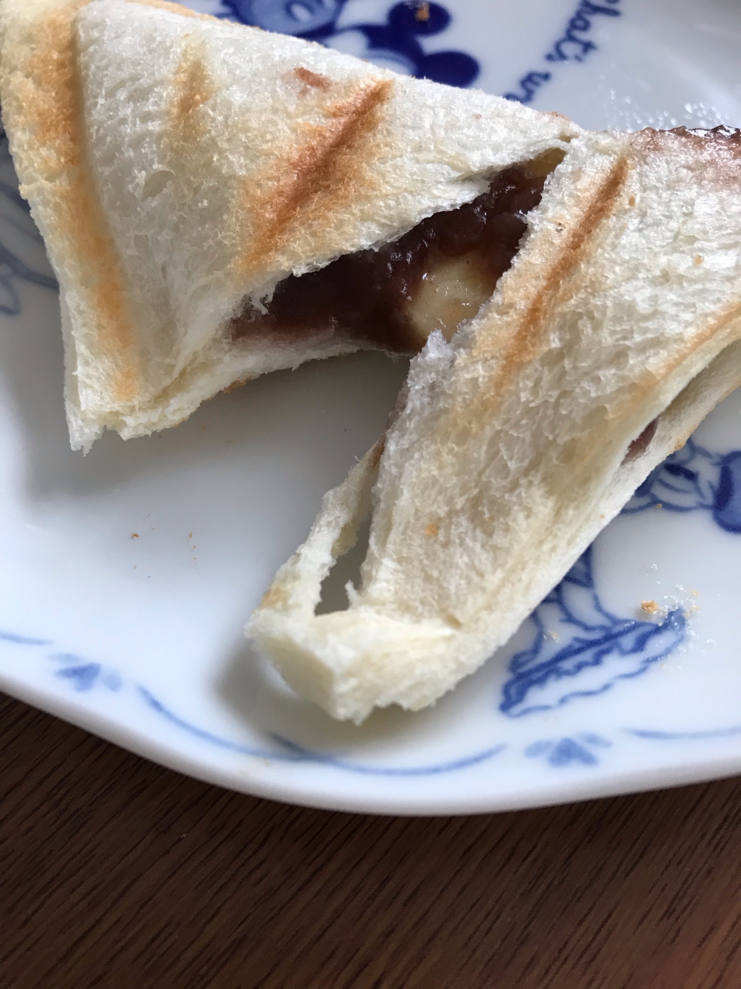 あんこ バナナのホットサンド レシピ 作り方 By まひにゃん 楽天レシピ