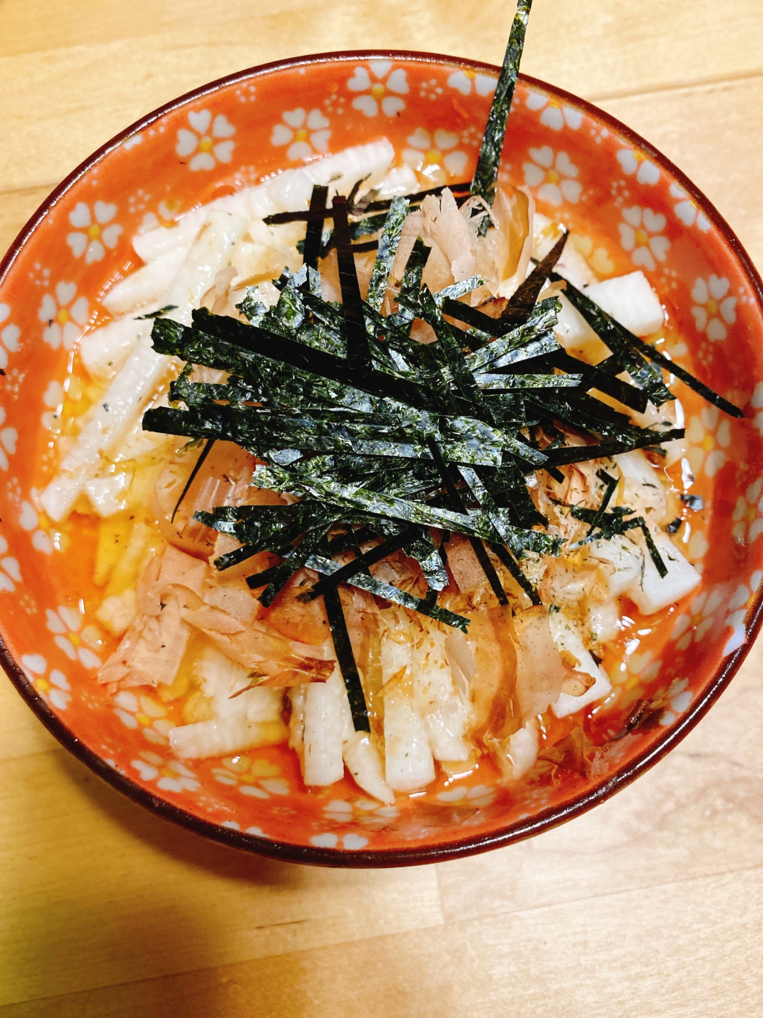 長芋短冊の酢の物