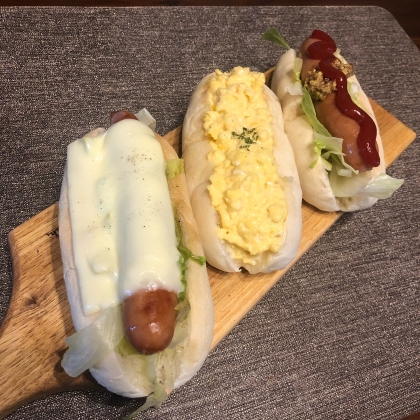 シャキシャキの玉ねぎがおいしいホットドッグ♪