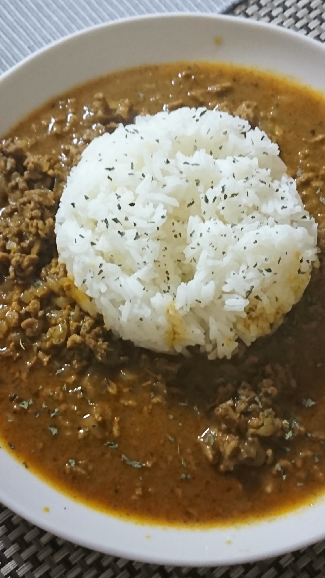 スパイスカレー風  簡単キーマカレー