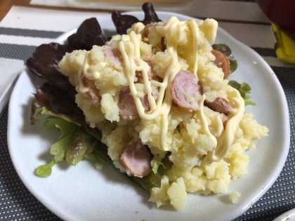 ソーセージ入り初めて作りましたが、おいしかったです☺︎