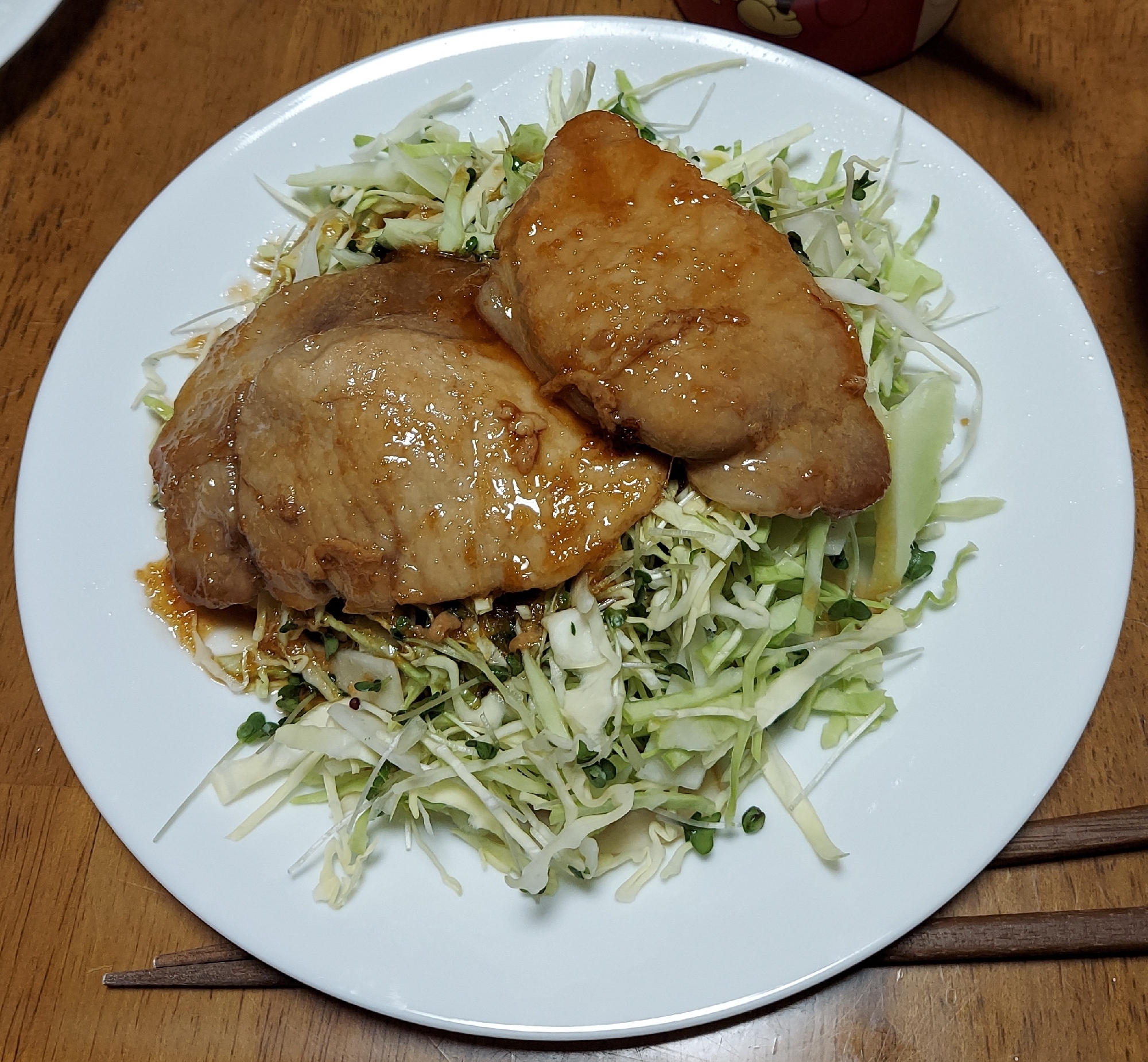 しょうが焼きサラダ