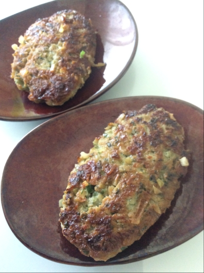 餃子の具の残りで和風ハンバーグ☆