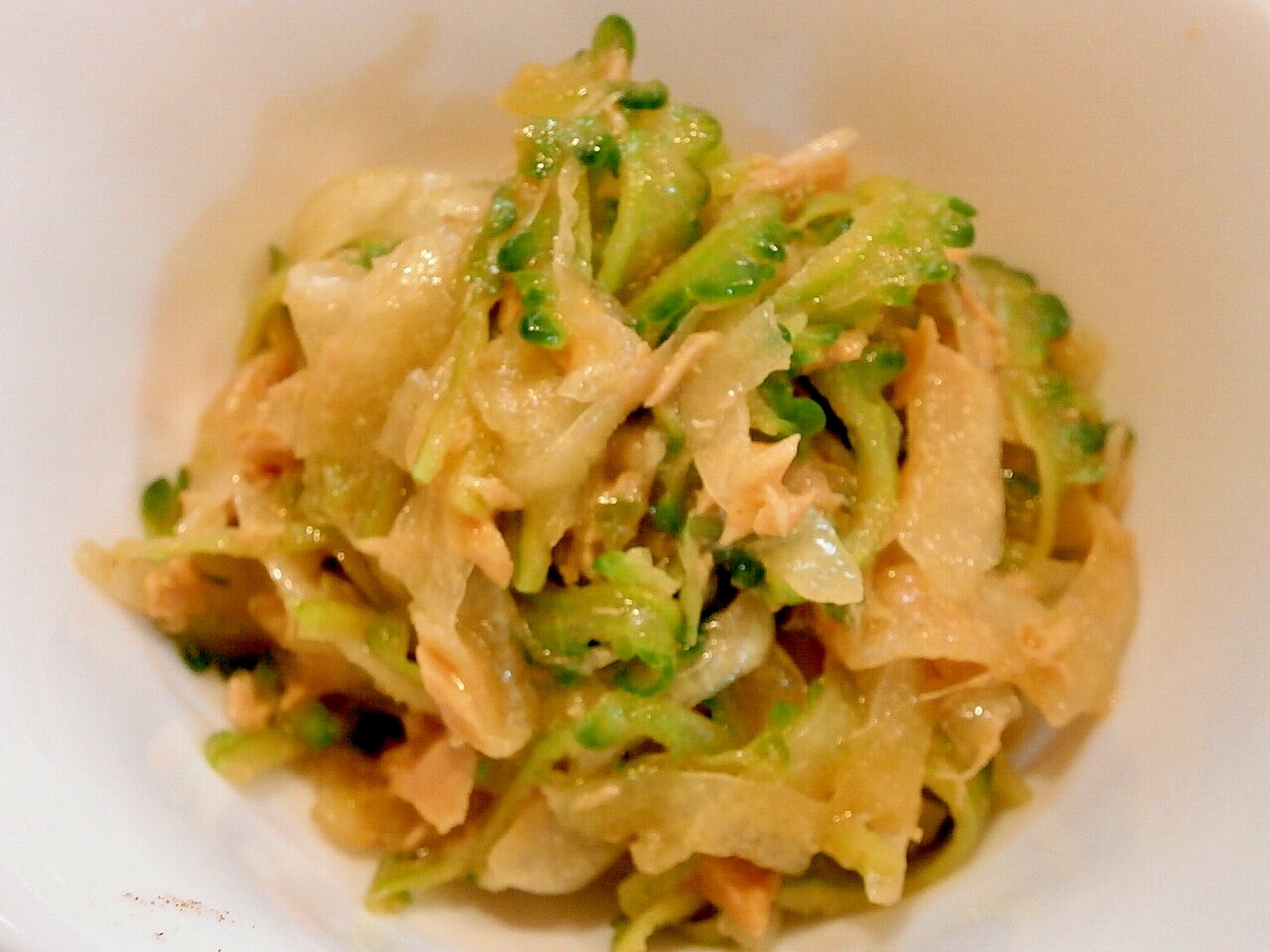 ゴーヤ 玉ねぎ ツナのめんつゆ和え レシピ 作り方 By なな1151 楽天レシピ