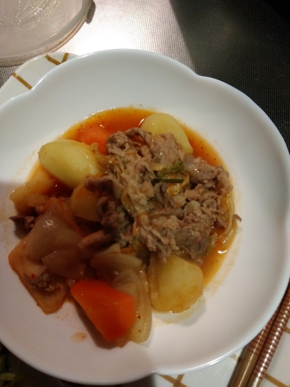 キム肉じゃが♪（程よく甘辛が美味しい）