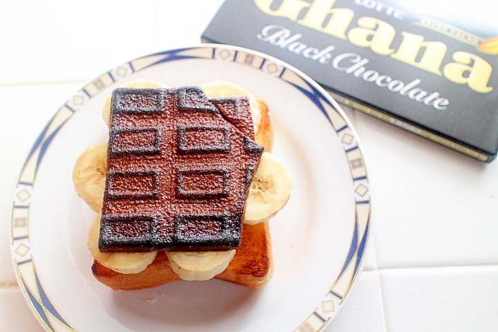 【簡単おやつ】焼きチョコバナナトースト