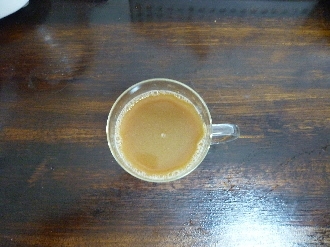 冬瓜水で作る♪　甘さ控えめ☆黄な粉コーヒー