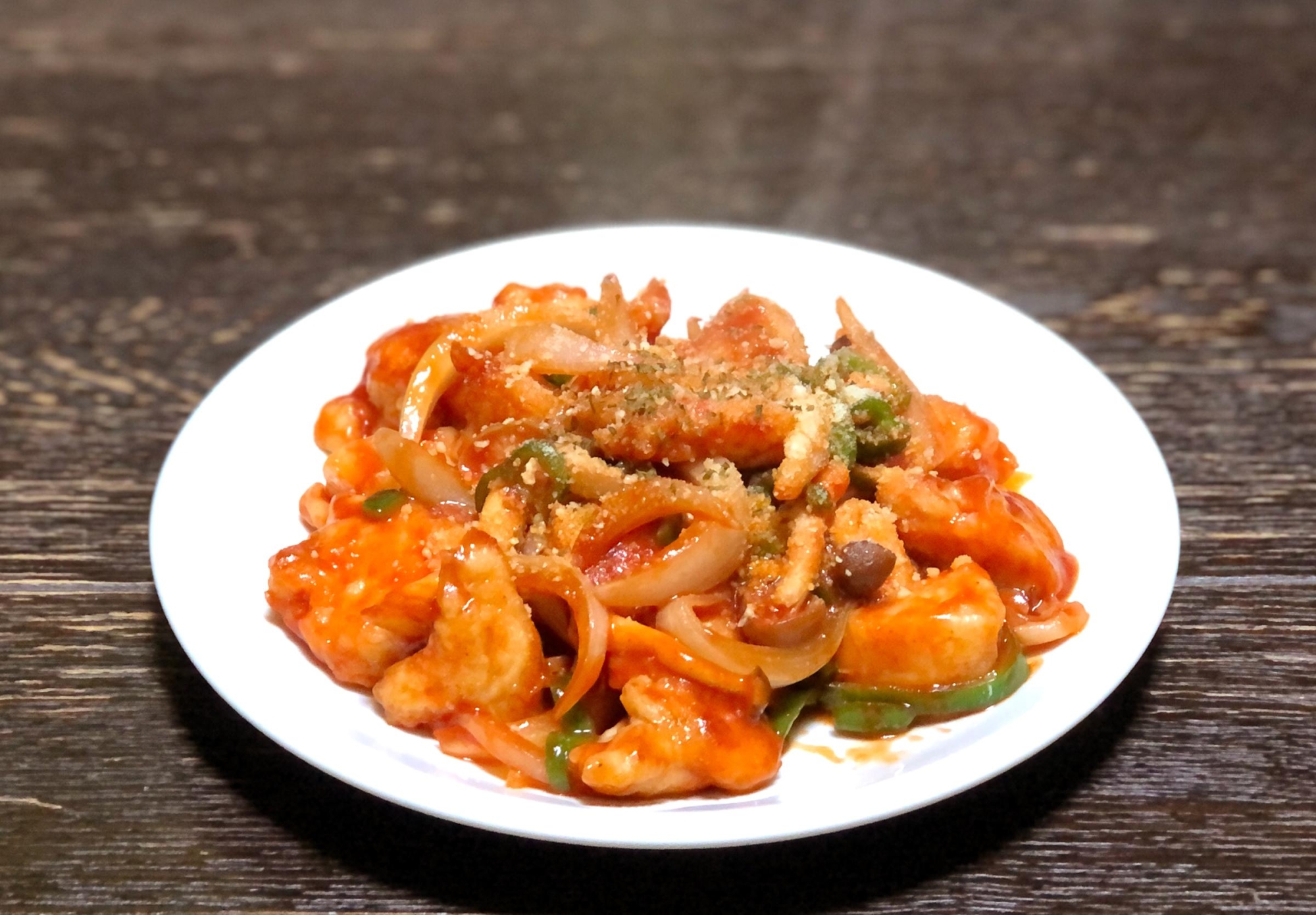 パスタじゃなくても美味しい!ナポリタンチキン