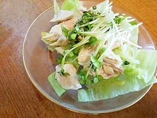 鶏むね肉の酒蒸し