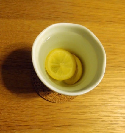 美味しい生姜入りの蜂蜜レモンで温まりました
ご馳走様でした