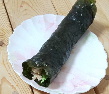 ツナの缶詰で簡単に美味しいサラダ巻き