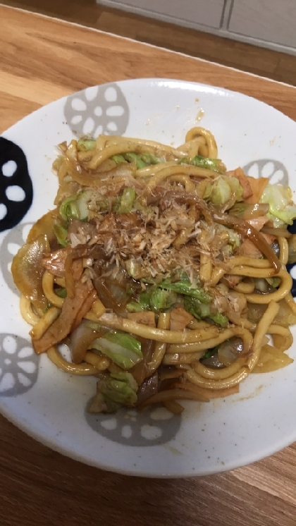 野菜たっぷり焼きうどん