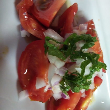 ake's kitchenさん、こんばんは♬
とってもおしゃれで美味しいトマトサラダができました(ﾉ˶>ᗜ​<˵)ﾉ
ごちそうさまでした♡