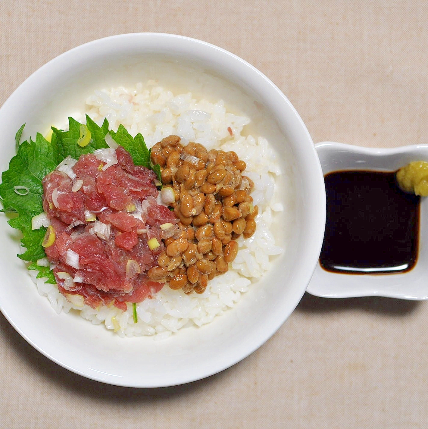 ネギトロ納豆丼