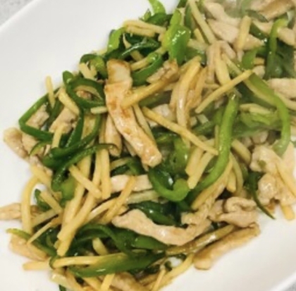 簡単⭐︎青椒肉絲