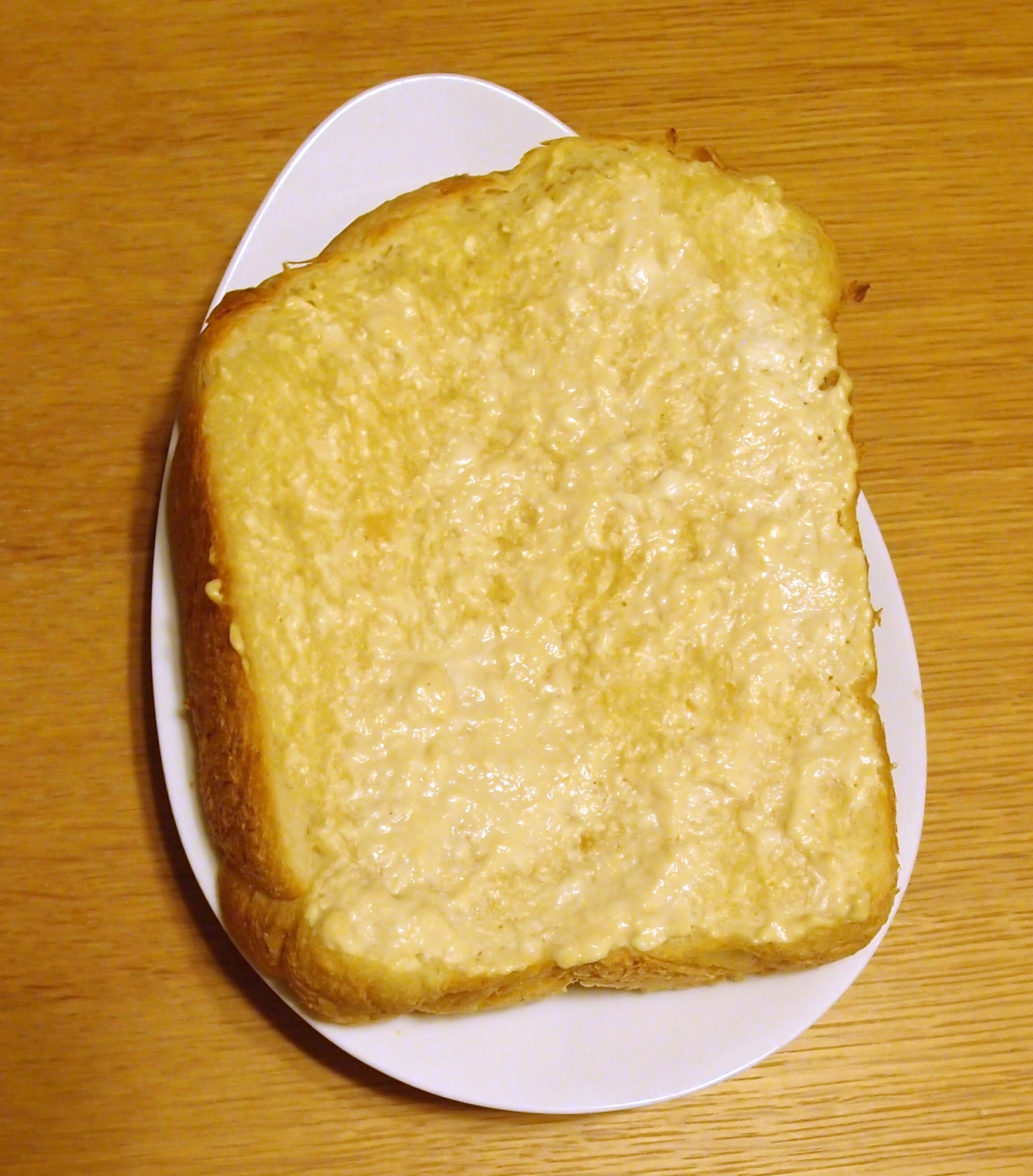 味噌マヨ豆腐トースト