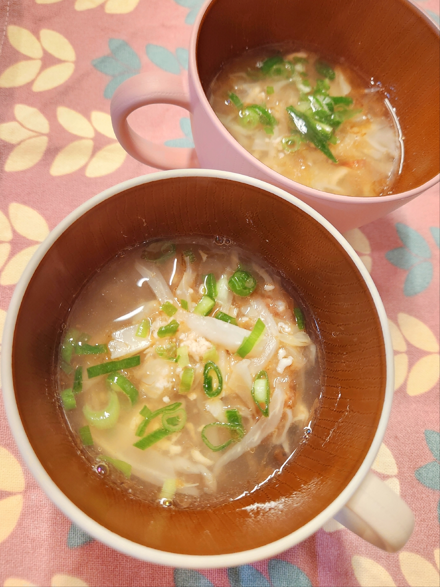 【汁物】美味たっぷり キャベツとひき肉のスープ