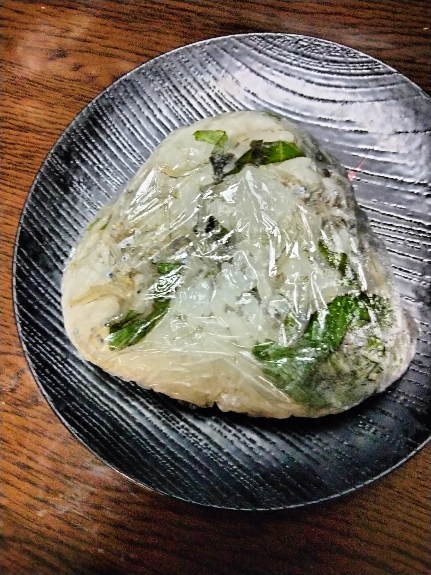おにぎりアレンジ 大葉&ちりめんじゃこ