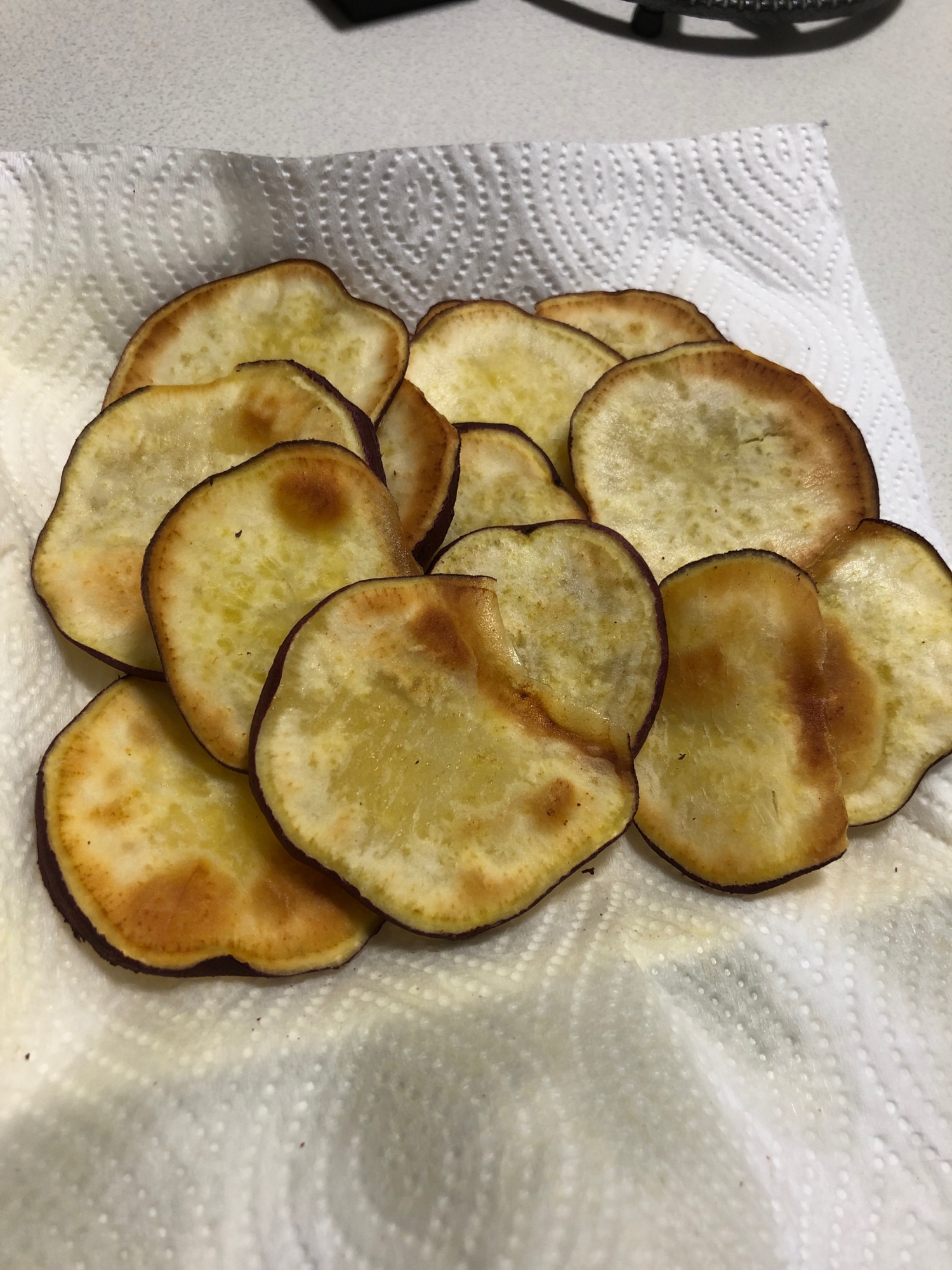 油少量〜さつまいものオリーブオイル揚げ〜