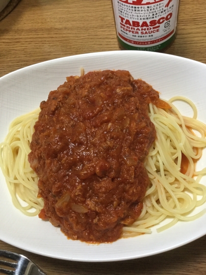 すっごく簡単なツナトマトパスタ