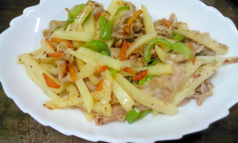 じゃがいもとぶた野菜炒め レシピ 作り方 By マシュマロ プリン 楽天レシピ じゃがいもとぶた野菜炒め レシピ 作り方 By マシュマロ プリン 楽天レシピ