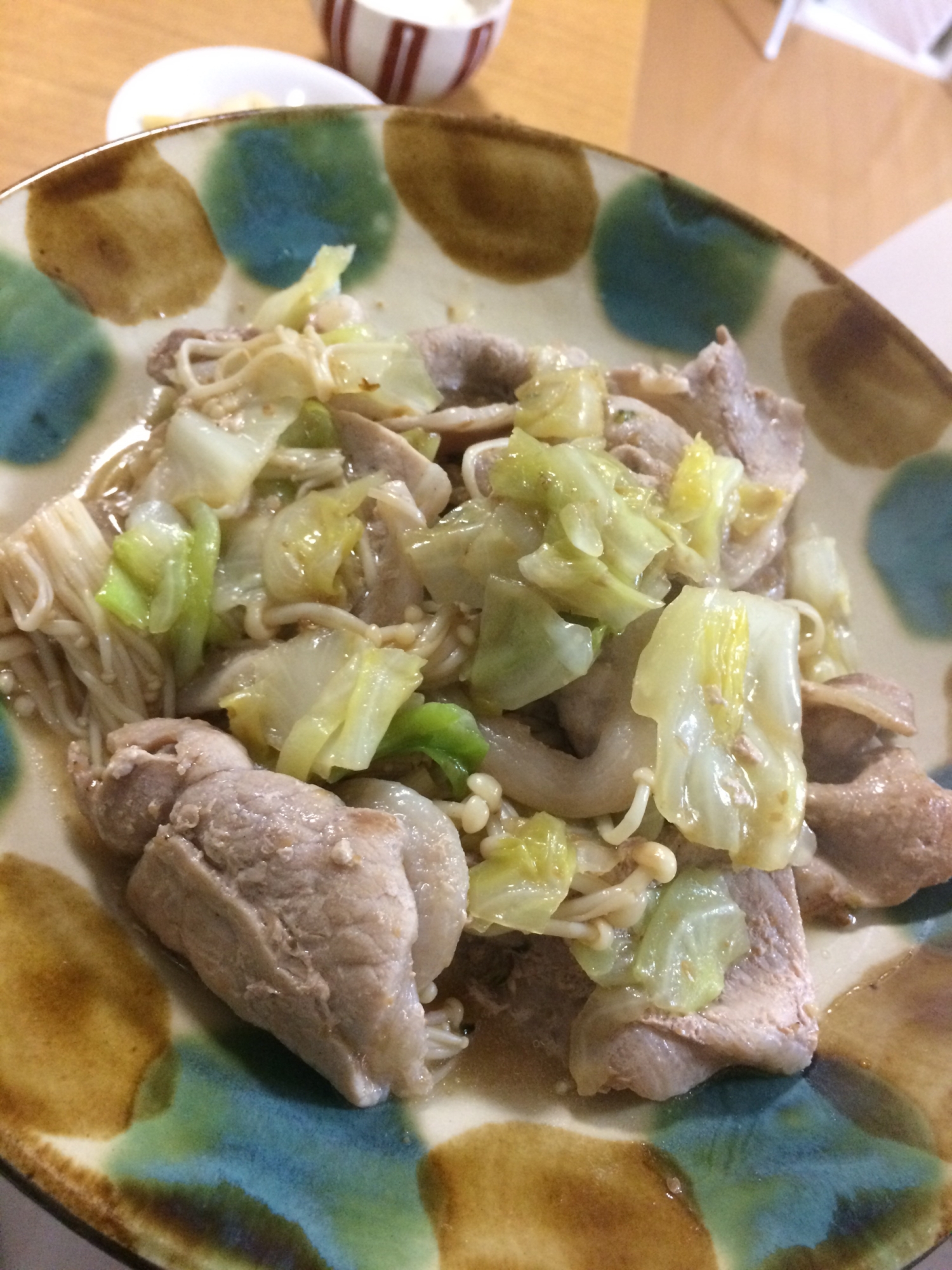 豚肉のキャベツのポン酢炒め