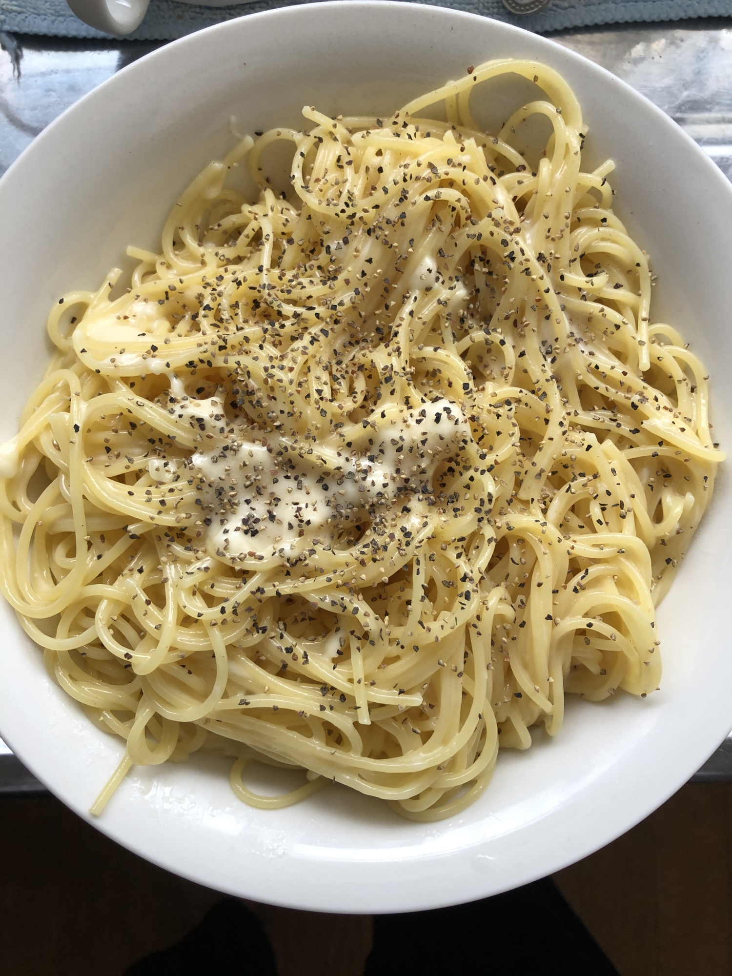 本格的なカーチョエぺぺ風チーズパスタ