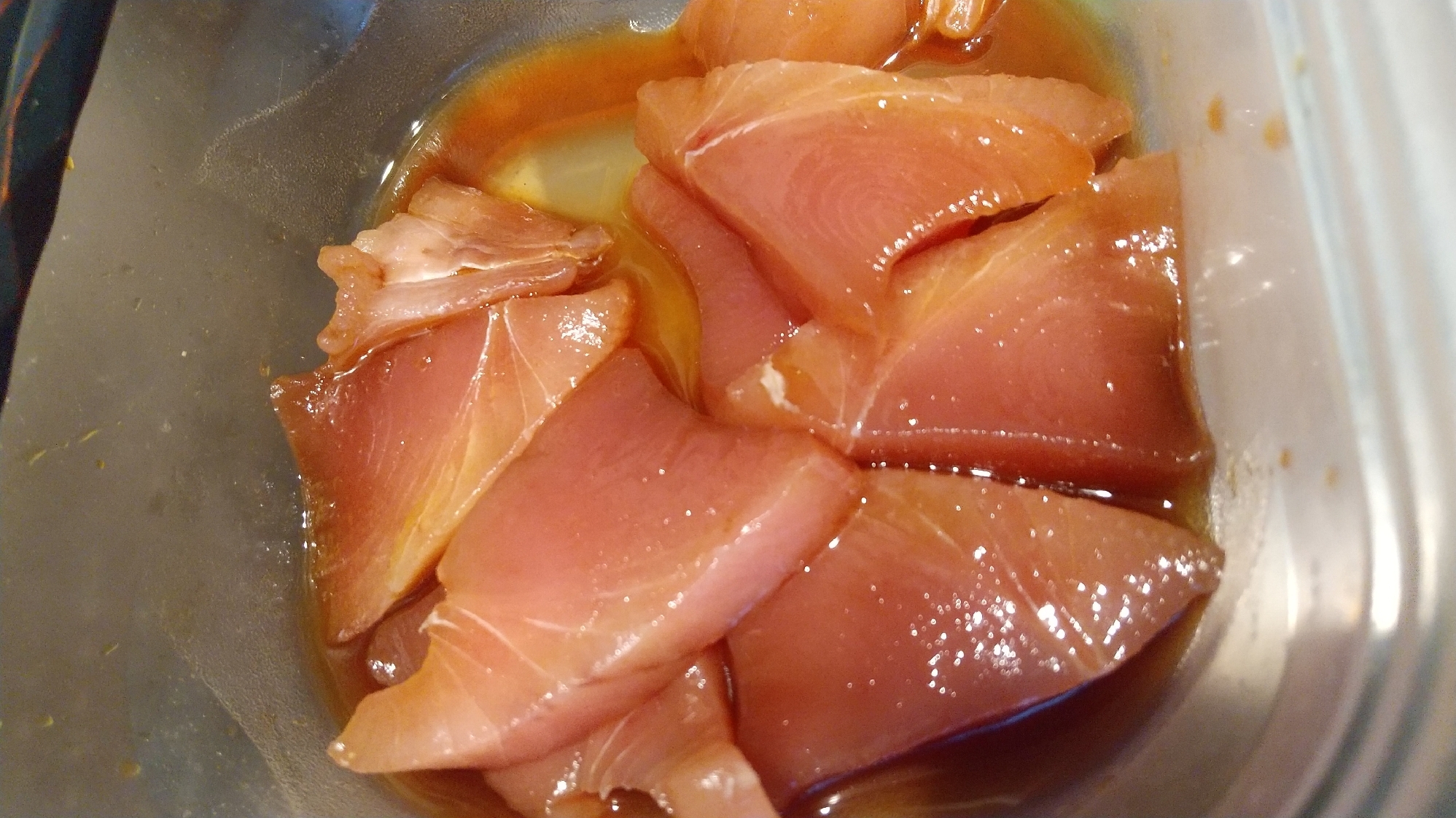 簡単!キハダマグロの漬け