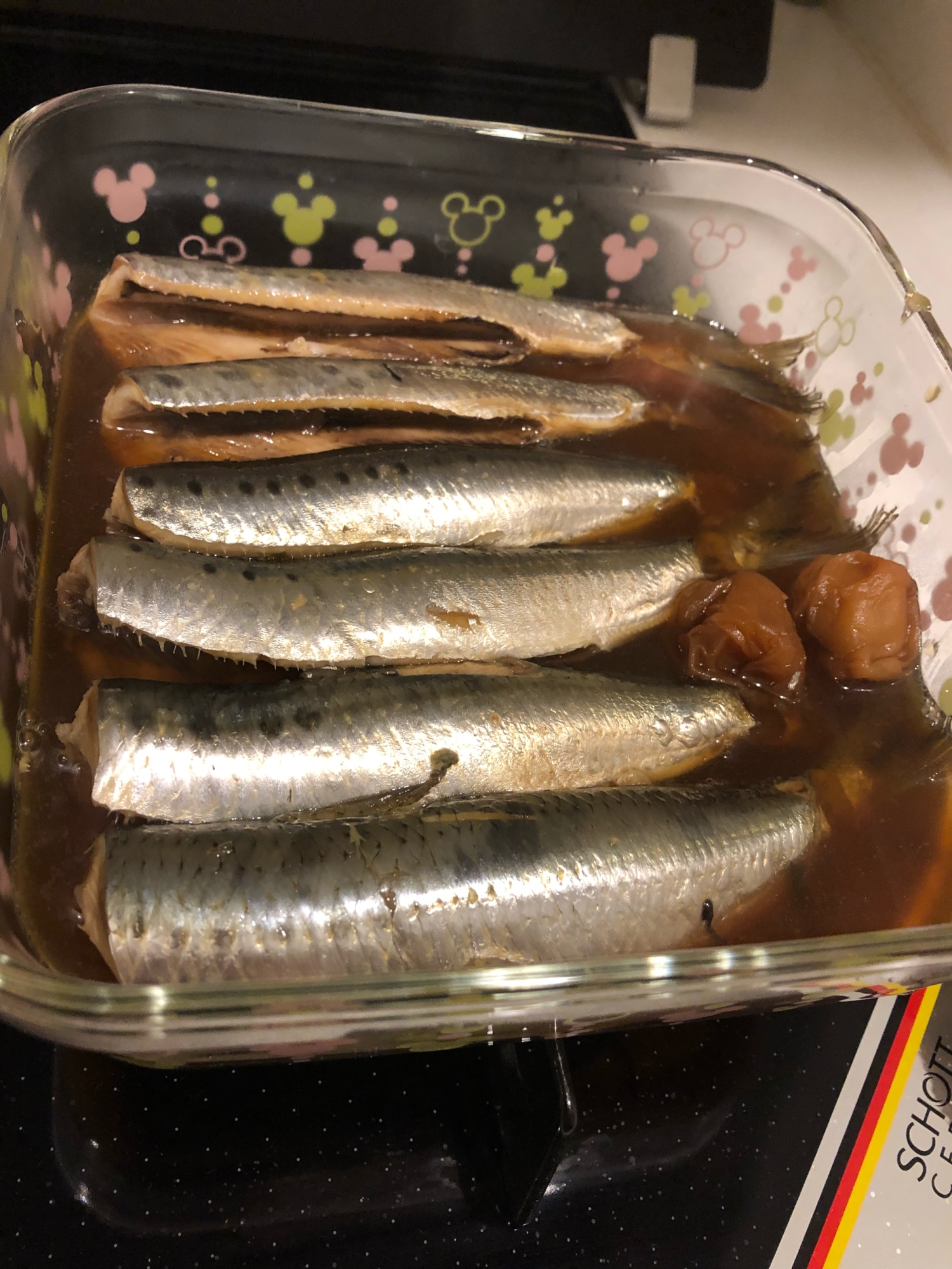 ピュアのおいしいお酢で鰯の梅と酢煮