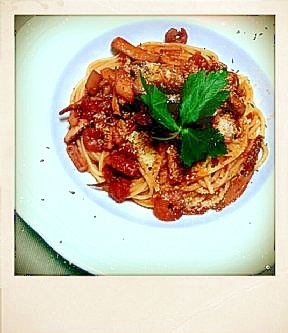 ワインに合う!節約シーフードスパゲッティ