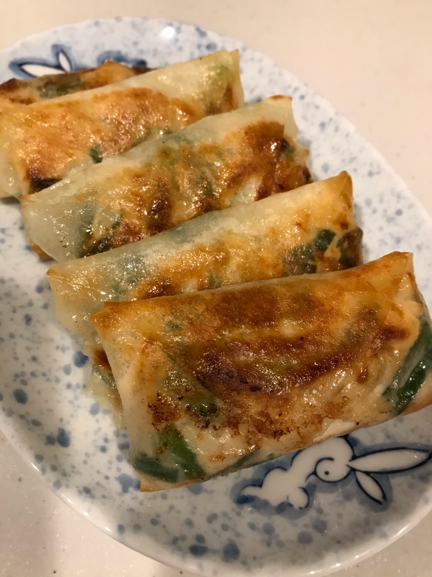 ニラもやし春巻き