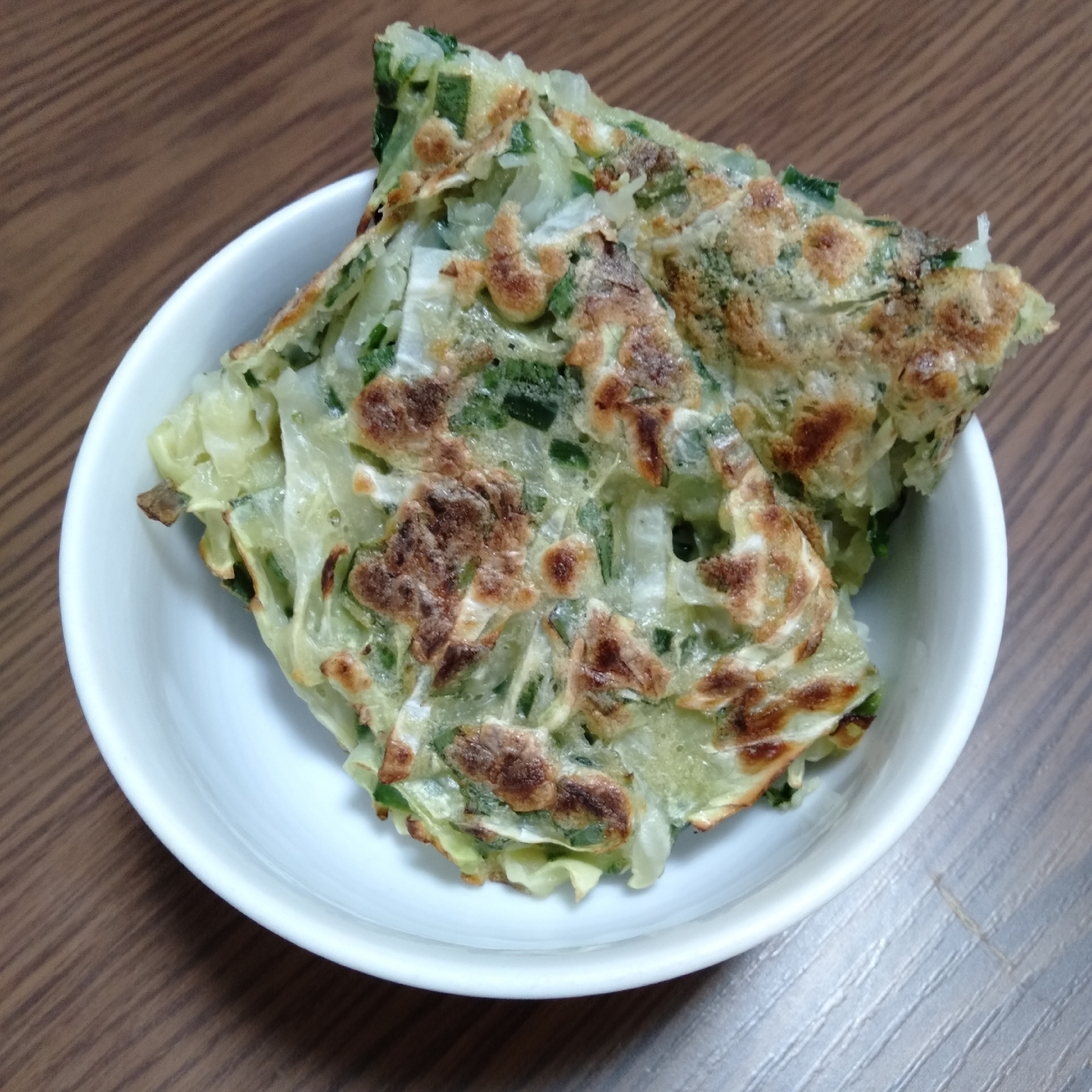 離乳食後期 キャベツとニラのおやき レシピ 作り方 By ズボラレシピのかねつぐ 楽天レシピ
