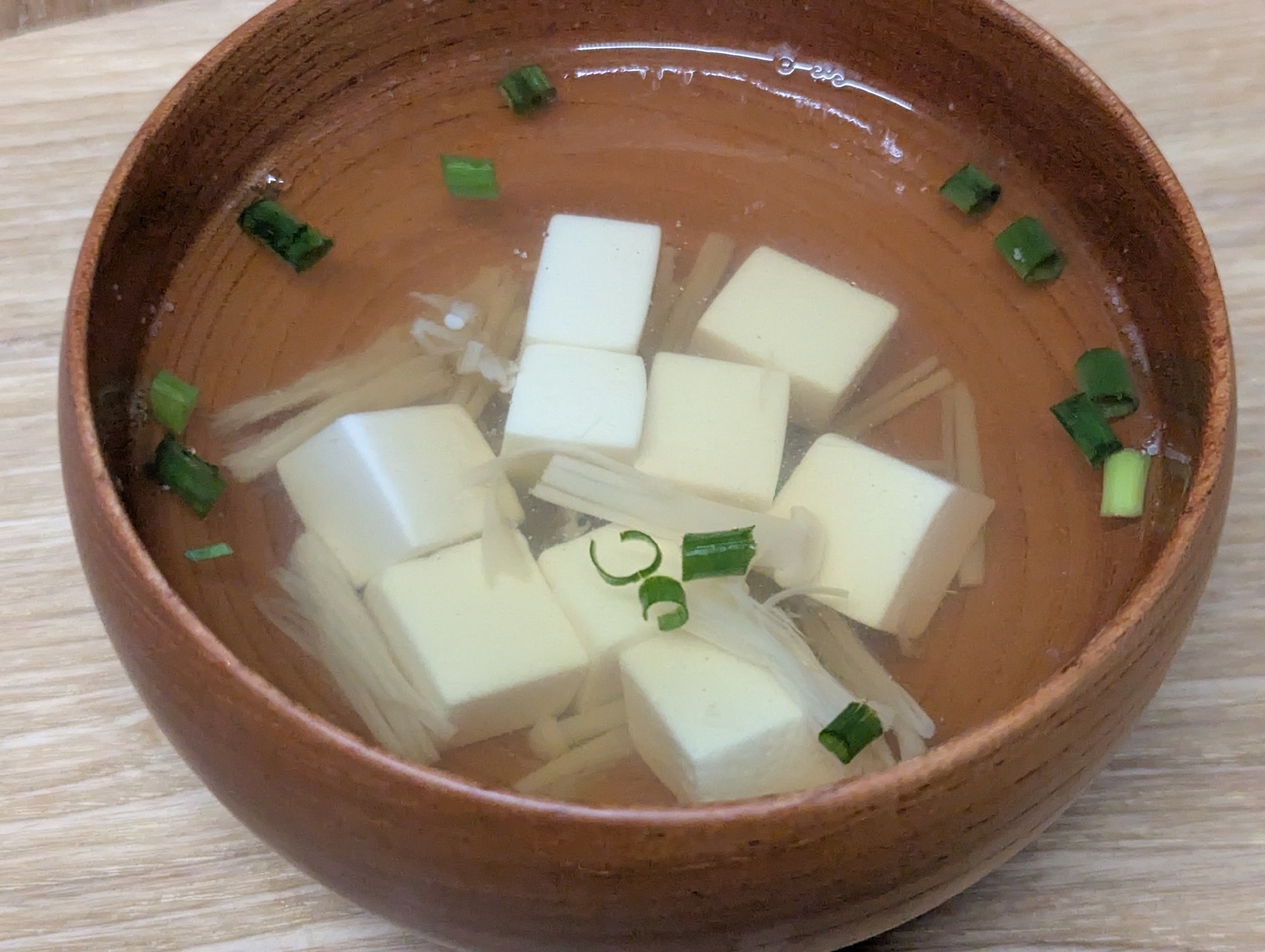 えのきと豆腐のすまし汁 レシピ・作り方 by 月のおと （お返しレポゆっくりです） - 楽天レシピ