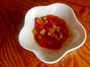 離乳食後期 トマトとなすのラタトゥイユ レシピ 作り方 By Mまなみん 楽天レシピ
