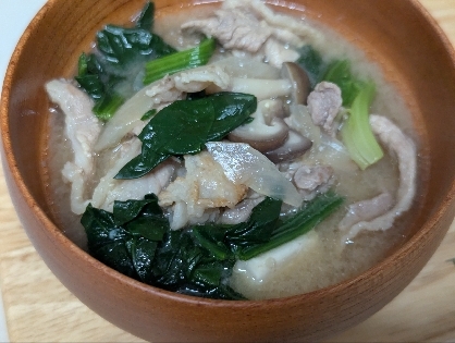 生姜にんにくの豚汁