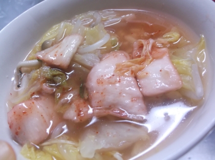 これだけは教えたくないキムチ鍋の隠し味 レシピ 作り方 By Macinu 楽天レシピ