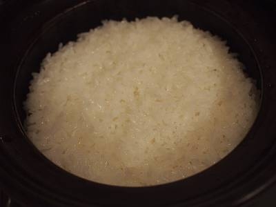 そしてこちらも♪２合炊きです　艶やかぁ～！いただいたお米だけどこのお米自分でかう安物と違って美味しかった（笑）
