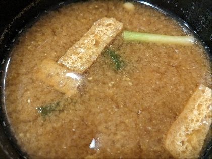 白菜と玉ねぎの味噌汁