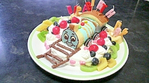 お手軽☆機関車トーマスケーキ