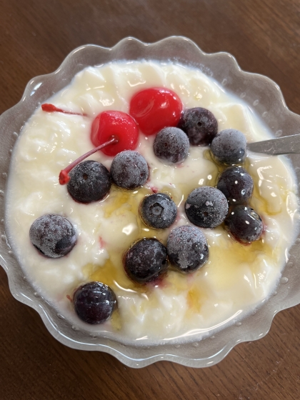 缶詰のさくらんぼですが(*'▽'*)
とっても美味しかったです！！
素敵なレシピ、ありがとうございます♪(๑ᴖ◡ᴖ๑)♪