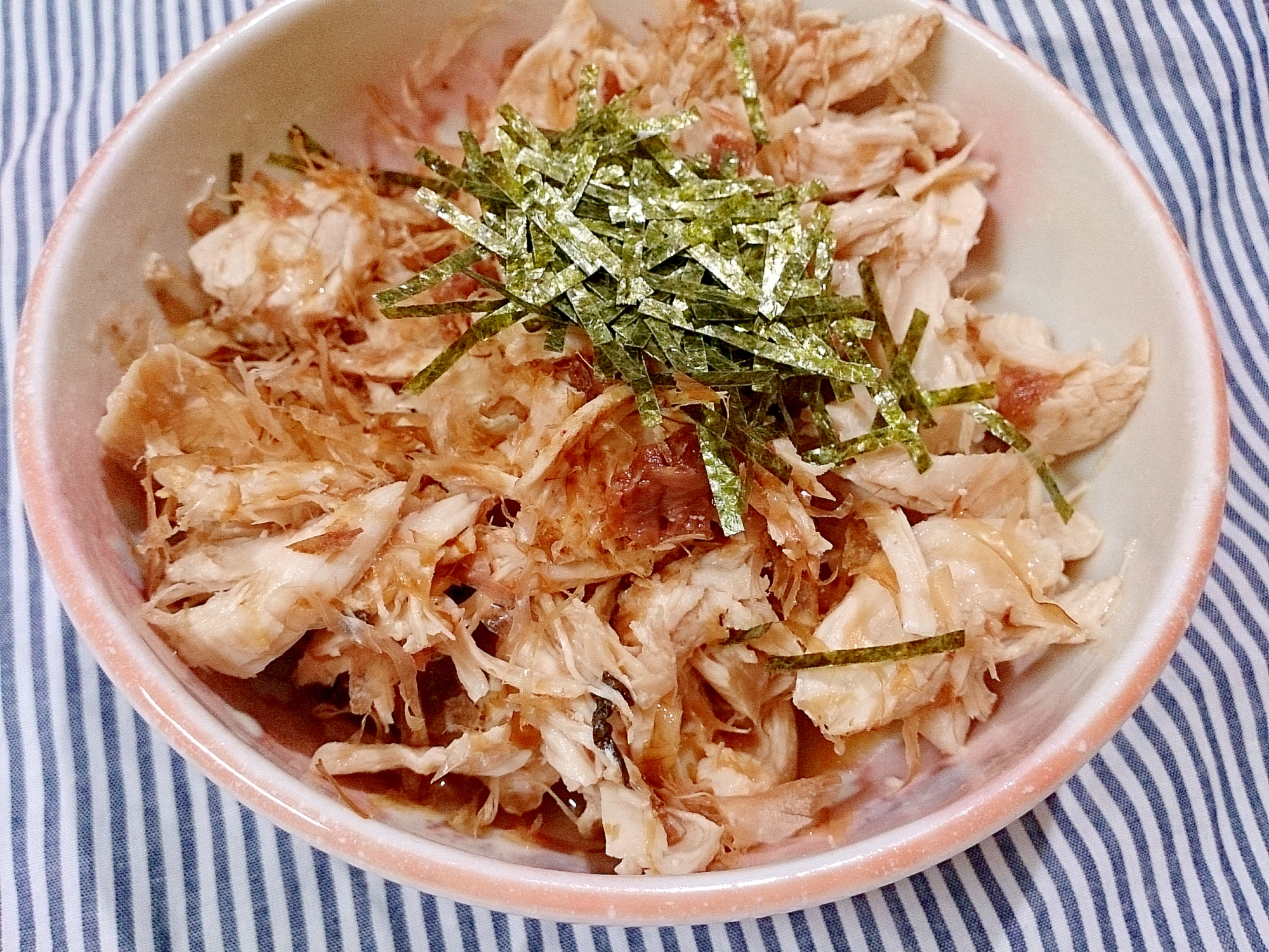 鶏のささみの梅めんつゆあえ 圧力鍋 レシピ 作り方 By Hideok8 楽天レシピ