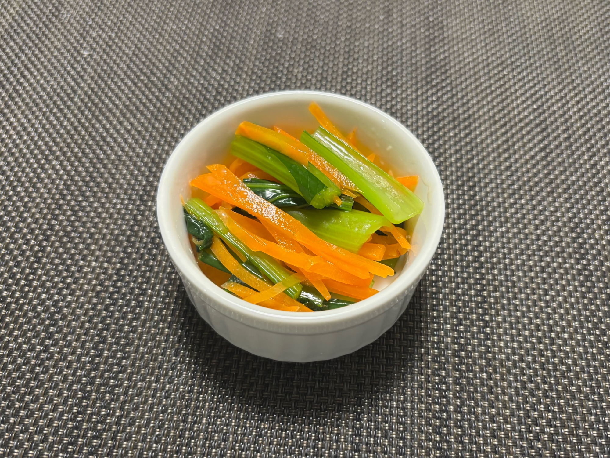 小松菜と人参のナムル