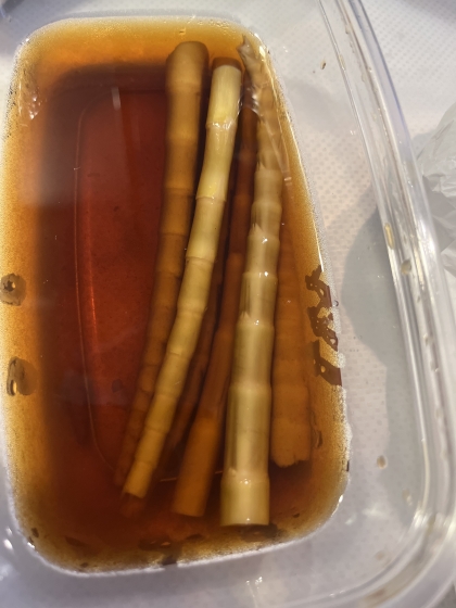 祖母の味を再現してみた！笹竹(姫竹)の簡単含め煮♪